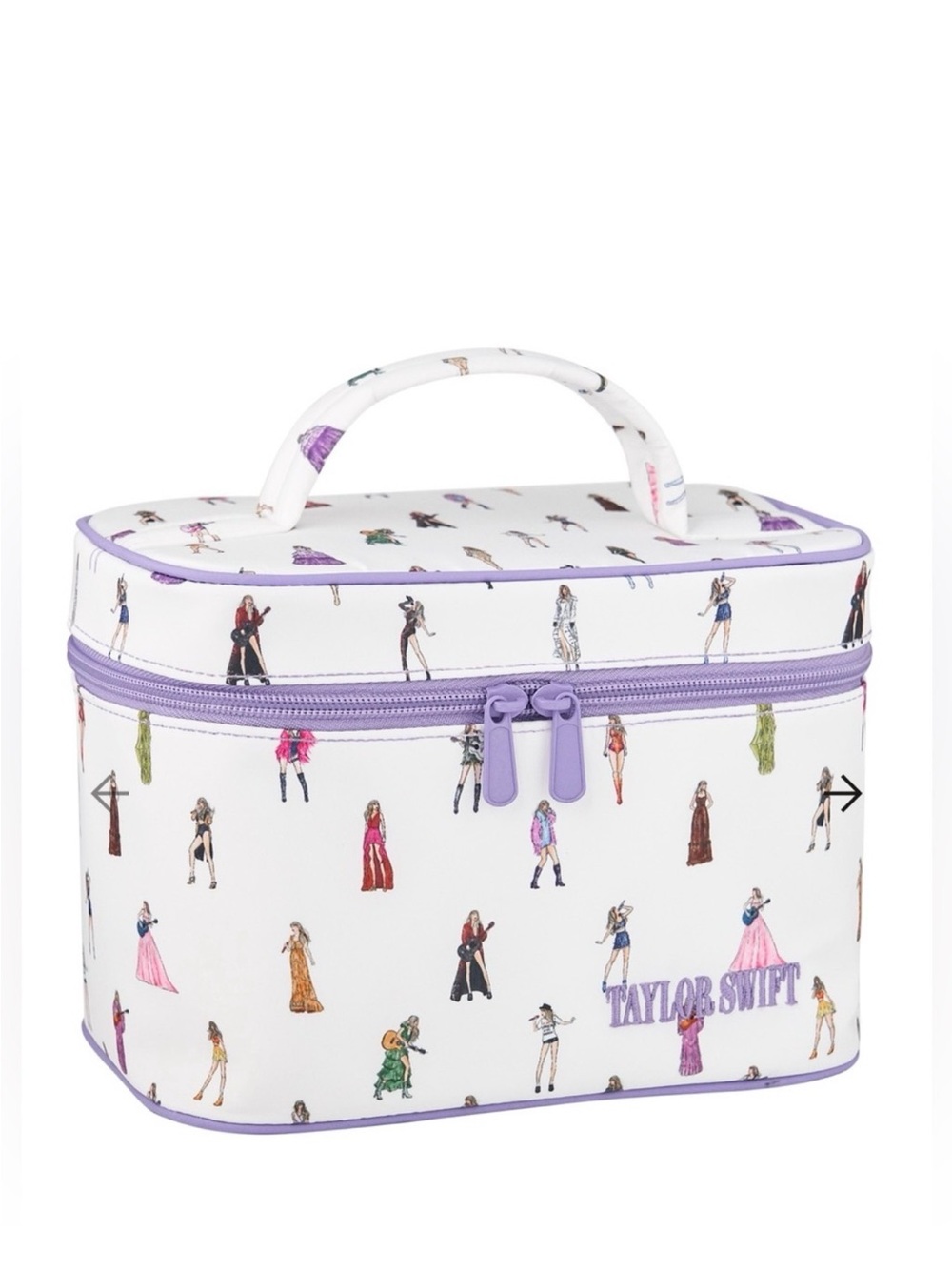 Taylor Swift White & Lavender Cosmetic Carry Case
